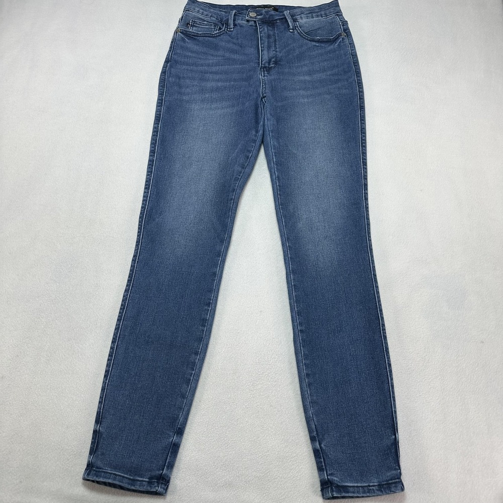 Judy Blue Jeans Womens‎ 7/28 Blue Lucy High Rise Tummy Control Top Skinny Denim